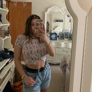 Paisley crop top